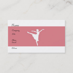 Carte de visite de ballet