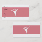 Carte de visite de ballet (Devant / Derrière)