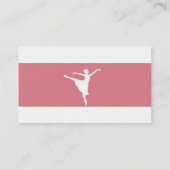 Carte de visite de ballet (Dos)
