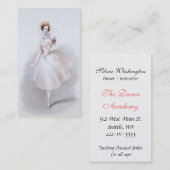 Carte de visite de ballet (Devant / Derrière)