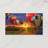 Carte de visite de ballon à air chaud (Dos)