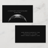 Carte de visite de ballon de football (Devant / Derrière)