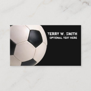 Carte de visite de ballon de football
