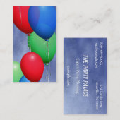 Carte de visite de ballons (Devant / Derrière)