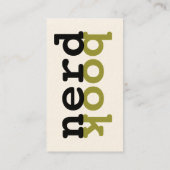 Carte de visite de ballot de livre (Dos)