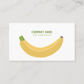Carte de visite de banane (Dos)