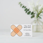 Carte de visite de bandage (Debout devant)