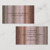 Carte de visite de bande aquarelle (Devant / Derrière)