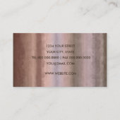 Carte de visite de bande aquarelle (Dos)