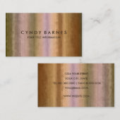 Carte de visite de bande aquarelle (Devant / Derrière)