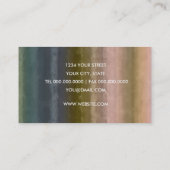 Carte de visite de bande aquarelle (Dos)