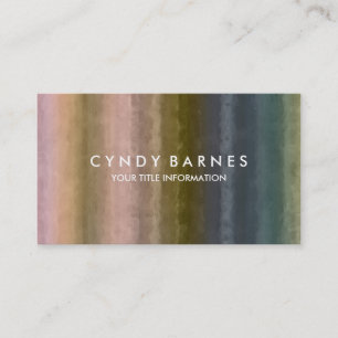 Carte de visite de bande aquarelle