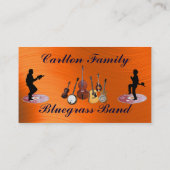 CARTE DE VISITE DE BANDE BLUEGRASS (Dos)