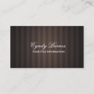 Carte de visite de bande Brown