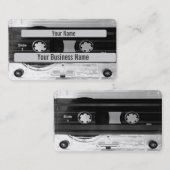 Carte de visite de bande de bande de musique audio (Devant / Derrière)