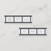 Carte de visite de bande de film (Devant / Derrière)