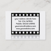 Carte de visite de bande de film (Dos)