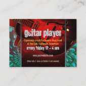 Carte de visite de bande de guitare (Dos)