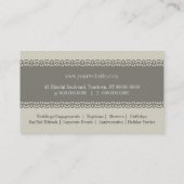 Carte de visite de bande de Lacework (Dos)