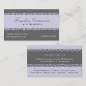 Carte de visite de bande de Lacework (Devant / Derrière)