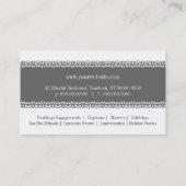 Carte de visite de bande de Lacework (Dos)