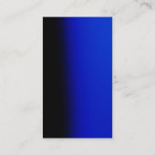 Carte de visite de bande gris noir vertical (Dos)