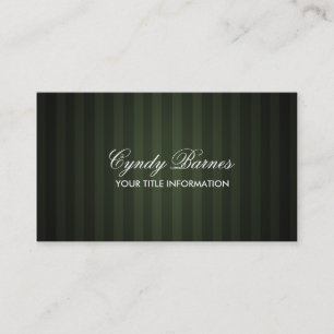 Carte de visite de bande verte
