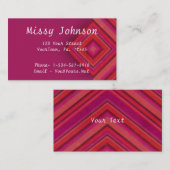 Carte de visite de bandes (Devant / Derrière)