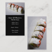 Carte de visite de bar à sushis (Devant / Derrière)