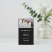 Carte de visite de bar à sushis (Debout devant)