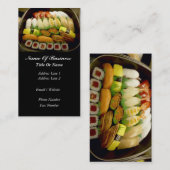Carte de visite de bar à sushis (Devant / Derrière)