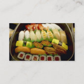 Carte de visite de bar à sushis (Dos)