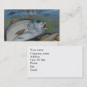 Carte de visite de bar d'Amérique (Devant / Derrière)