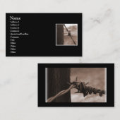 Carte de visite de barbelé (Devant / Derrière)