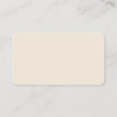 Carte de visite de barista (Dos)