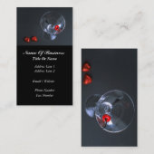 Carte de visite de barman (Devant / Derrière)