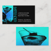 Carte de visite de barman (Devant / Derrière)