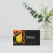 Carte de visite de barman (Debout devant)