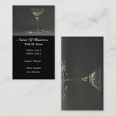 Carte de visite de barman (Devant / Derrière)