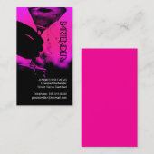 Carte de visite de barman (Devant / Derrière)