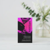 Carte de visite de barman (Debout devant)