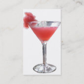 Carte de visite de barman de planificateur de (Dos)