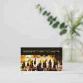 Carte de visite de barman moderne (Debout devant)