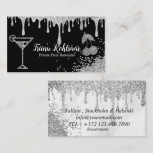 Carte de visite de barman pour soirée privée