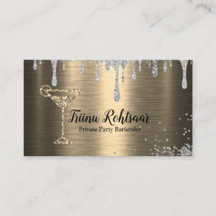 Carte de visite de barman pour soirée privée