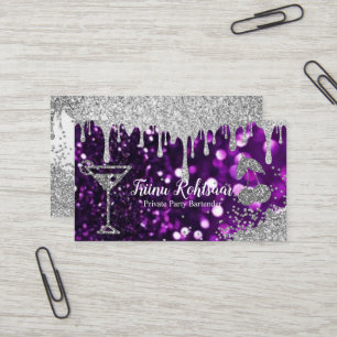Carte de visite de barman pour soirée privée