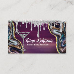 Carte de visite de barman pour soirée privée