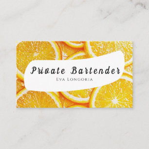 Carte de Visite de Barman Privé