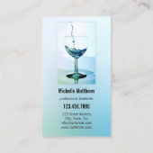 Carte de visite de barman professionnel moderne (Dos)