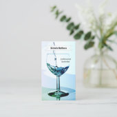 Carte de visite de barman professionnel moderne (Debout devant)